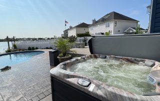Hot tub install done by The Hot Tub Factory on 7/20/23