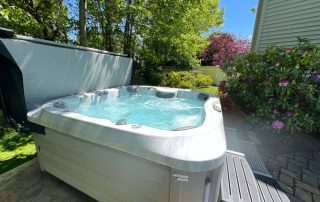 Hot tub install done by The Hot Tub Factory on 5/20/24
